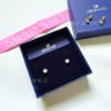 圖片 💫 日光簡鑽｜Swarovski 經典白鑽鍍金耳釘 📦在台現貨