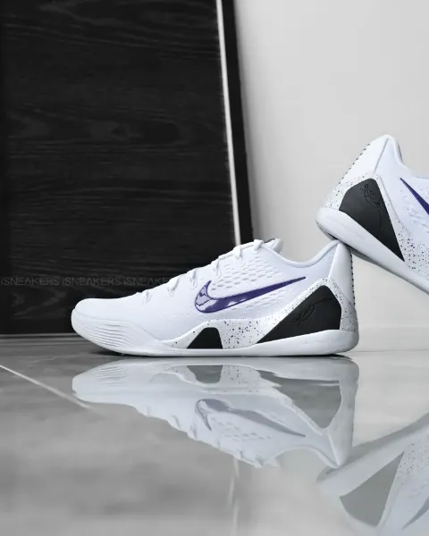 iSNEAKERS 現貨 Nike Kobe 9 Elite Low EM Protro "White Court Purple" 白紫 IH1401-100