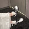 NICEDAY 現貨 Nike Field General 銀黑 黑銀 灰 銀 涼麵 金屬 女鞋 HQ7397-001