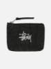 圖片 𝐌𝐫.𝐏𝐚𝐧𝐠𝐤𝐚©現貨🖤STUSSY CANVAS COIN POUCH 零錢包 小包 萬用包 黑色 水洗黑 潮流