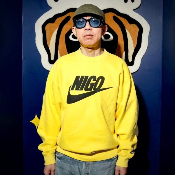 圖片 𝐌𝐫.𝐏𝐚𝐧𝐠𝐤𝐚©現貨💛NIKE × NIGO NRG Crew Fleece 大學T 衛衣 聯名 限量 黃色 潮流