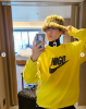 圖片 𝐌𝐫.𝐏𝐚𝐧𝐠𝐤𝐚©現貨💛NIKE × NIGO NRG Crew Fleece 大學T 衛衣 聯名 限量 黃色 潮流