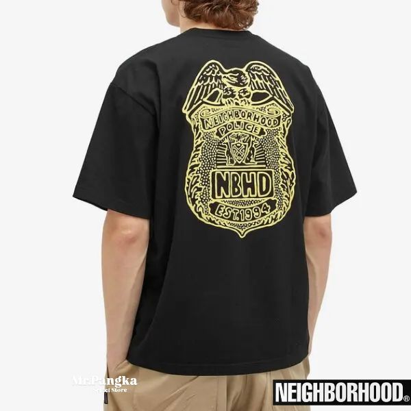 圖片 𝐌𝐫.𝐏𝐚𝐧𝐠𝐤𝐚©現貨🖤Neighborhood Black NH Logo T-shirt 短T 短袖 NBHD