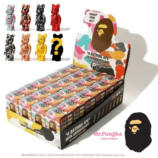 圖片 𝐌𝐫.𝐏𝐚𝐧𝐠𝐤𝐚©現貨❤️Medicom Toy BE@RBRICK x BAPE 28th #3 Camo 盲盒