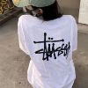 圖片 𝐌𝐫.𝐏𝐚𝐧𝐠𝐤𝐚©現貨🖤STUSSY BASIC STÜSSY TEE 基本款 背面大LOGO 胸口小LOGO 短T