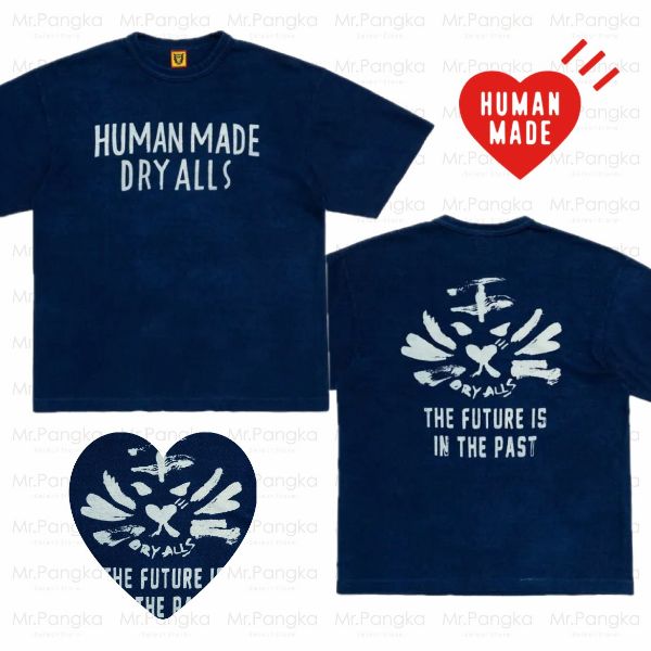 圖片 𝐌𝐫.𝐏𝐚𝐧𝐠𝐤𝐚©現貨💙HUMAN MADE INDIGO DYED T-SHIRT 竹節棉 水洗 老虎 短袖