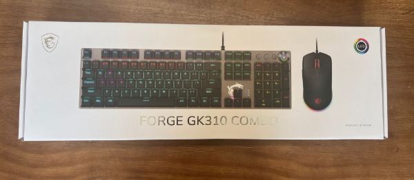 MSI GK310 COMBO 紅軸 機械鍵盤鍵鼠組