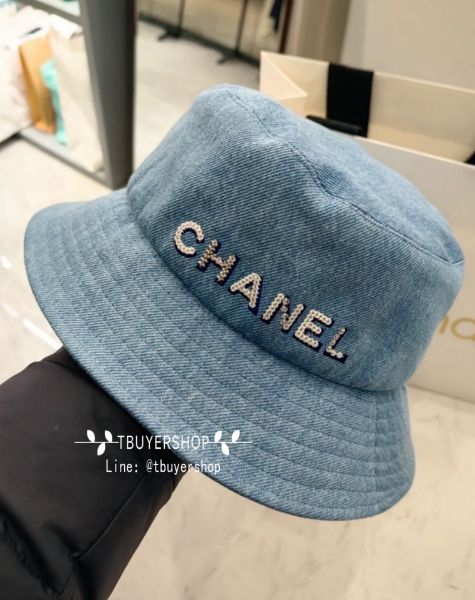 圖片 Chanel 字母logo 牛仔漁夫帽 尺寸 M L