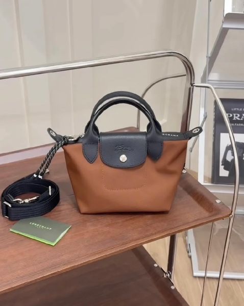 圖片 【LONGCHAMP】LE PLIAGE ENERGY XS 手提包 巧克力色 171410cm