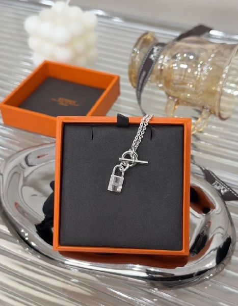 圖片 【HERMES】純銀鎖頭項鍊