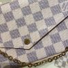 圖片 《現貨最低特價 》Louis Vuitton LV Félicie Pochette三合一經典鏈帶包 (Damier Azur)