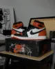 iSNEAKERS 現貨 Air Jordan 1 Retro High OG "Shattered Backboard" 黑橘扣碎 DZ5485-008