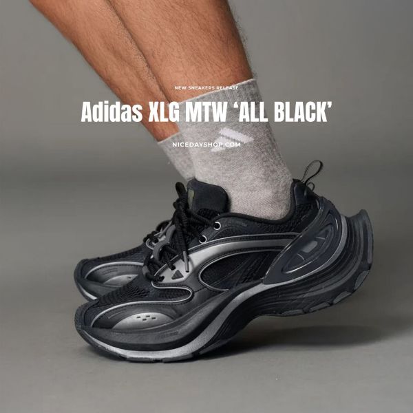 NICEDAY 現貨 Adidas XLG MTW ALL BLACK 全黑 黑魂 機甲鞋 3.0 復古 未來 科技感 JS4988
