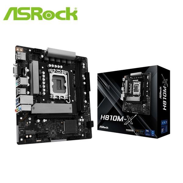 圖片 華擎 H810M-X(M-ATX/LAN2.5Gb/註四年/2DIMM)6+1+1+1+1 相供電