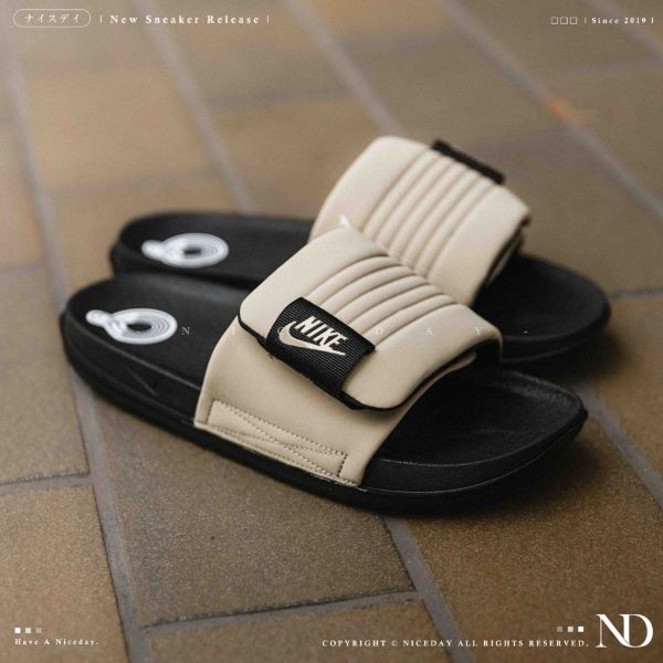 NICEDAY 現貨 Nike Offcourt Adjust Slide 拖鞋 可可 黑 輕便 舒適 棕黑 DQ9624-004