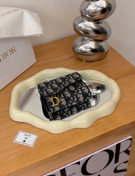 圖片 【DIOR】蒙田 NANO 鍊條包 藍色老花