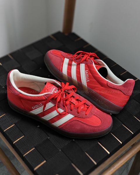 iSNEAKERS 現貨 Adidas Gazelle Indoor "Better Scarlet" 復古紅 JS1411