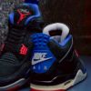 NICEDAY 現貨 Air Jordan 4 Rare Air 黑藍紅 黑 紅 藍 麂皮 經典 男鞋 AJ4 FV5029-003