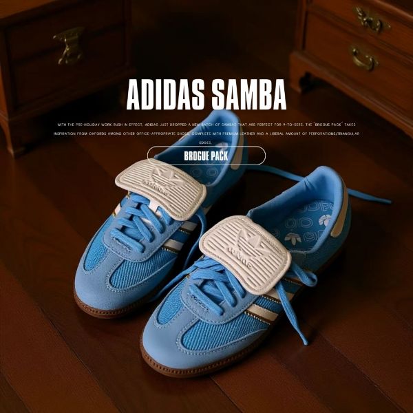 NICEDAY 代購 Adidas Samba OG 天空藍 寶寶藍 水藍 麂皮 藍 藍白 旛蓋 男女鞋 IE9170