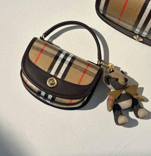 圖片 《我最便宜!全新正品》Burberry Highlands 迷你肩背手提包 