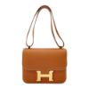 圖片 Hermes 二代 Constance 24 Epsom牛皮金釦肩背/斜背(Gold棕)