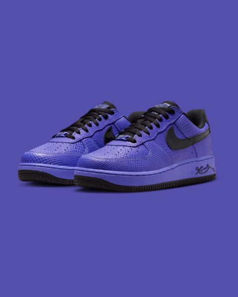FC Barcelona x Kobe Bryant x Nike Air Force 1 Low Protro Persian Violet and Black II7062-500