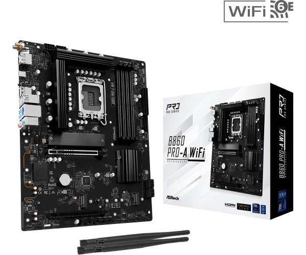 圖片 華擎 B860 Pro-A WiFi(ATX/LAN2.5G+無線/註四年)10+1+1+1+1 相供電