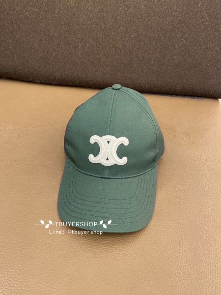 圖片 Celine 凱旋logo 棒球帽 妥妥的素顏神器、版型百搭顯臉小 綠
