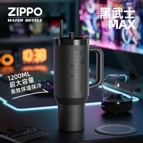 圖片 ZIPPO 吸管 冰壩杯 1200ML