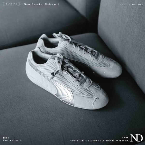 NICEDAY 代購 Puma SpeedCat 賽車鞋 淺灰銀 銀 灰 液態銀 網面 麂皮 男鞋 403902-02