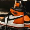 NICEDAY 現貨 Air Jordan 1 Retro High OG Shattered Backboard 黑橘 扣碎 橘色 高筒 DZ5485-008