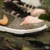 NICEDAY 代購 Arts-Rec x Nike Dunk SB Low 粉綠 豹紋 拼接 粉 綠 麂皮 聯名 男鞋 IH3211-200