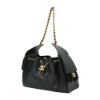 圖片 Chanel 25 Bag 粒紋牛皮金logo肩背包-小(AS5293-黑)