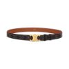 圖片 CELINE TRIOMPHE 凱旋門老花LOGO 中型腰帶/皮帶 85 cm 黃褐色 45AK92ACO 04LU