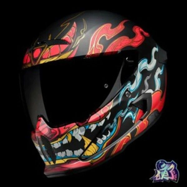 圖片 【台中硬了安全帽】RUROC AT4.0 彩繪款 DAIMYO CARBON 新品 含稅