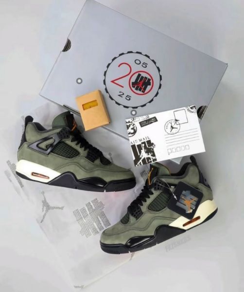 圖片 Undefeated x Nike Air Jordan 4 Retro SP “Deep Green 墨綠 IB1854-200