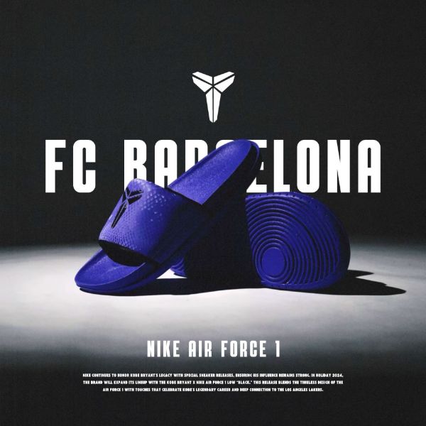 NICEDAY 代購 FC Barcelona x Nike Kobe Offcourt Slide 巴賽隆那 科比 聯名 拖鞋 曼巴 蛇 IM1389-500