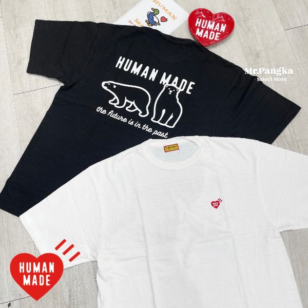 圖片 𝐌𝐫.𝐏𝐚𝐧𝐠𝐤𝐚©現貨❤️HUMAN MADE GRAPHIC T-SHIRT 胸口愛心刺繡 背面北極熊 短T 短袖