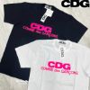 圖片 𝐌𝐫.𝐏𝐚𝐧𝐠𝐤𝐚©現貨💗COMME des GARÇONS CDG 限定 粉色字體短T 經典款 基本款 短袖 大阪
