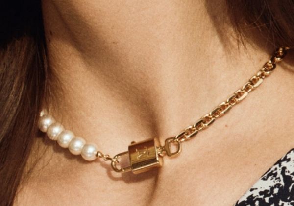 圖片 《現貨2~3日可收到! 》Louis Vuitton LV earlock二合一設計項鍊/可拆成為手鍊