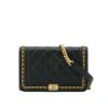 圖片 Chanel 展示品 Boy 粒紋牛皮皮穿鍊飾邊金鍊Woc斜背包(AP1117-黑)