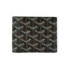 圖片 Goyard Victoire Wallet 帆布對折8卡短夾(黑)