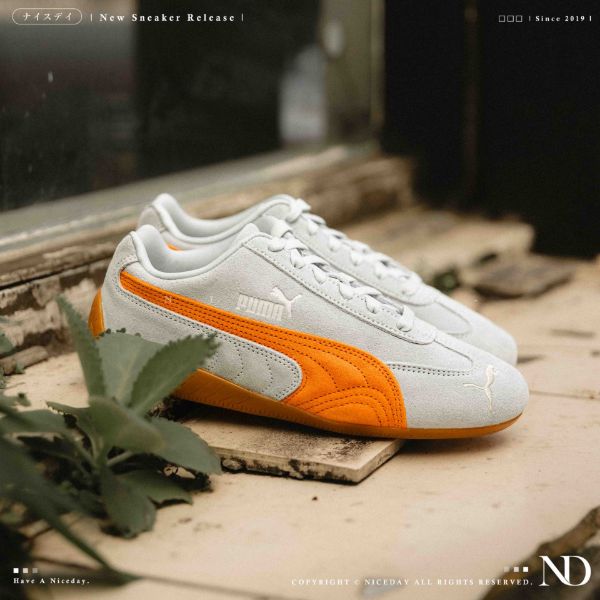 NICEDAY 現貨 PUMA SPEEDCAT OG 橘子汽水 淡藍色 寶寶藍 橙色 焦糖底 復古 賽車鞋 398846-40