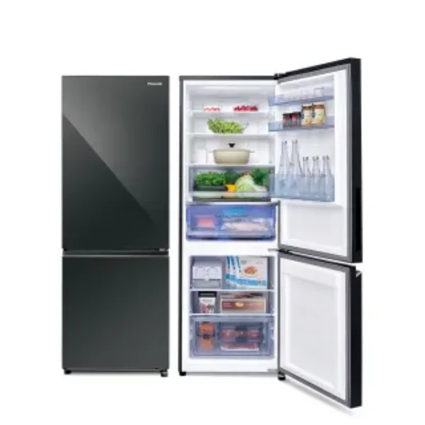 Panasonic 國際牌 300公升雙門璃鏡面變頻冰箱 NR-B301VG