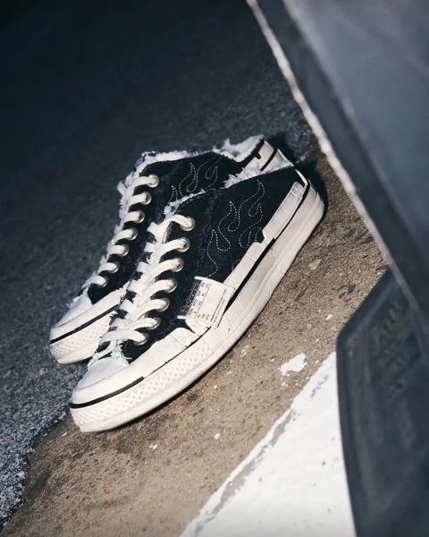 Focus Store NDPD x Xvessel G.O.P Slip On Black  White S25X87B S25X87W