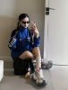 圖片 Adidas Adicolor Motorcore Woven Jacket 賽車風立領外套 夾克 寬鬆 復古 灰黑 JL8406 黑藍 JL8408 男款/預購