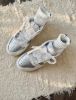 圖片 Nike Dunk Low 薄霧銀 白銀 金屬銀 網紗鞋帶 緞帶 Y2k 銀色 女鞋 IB7311-001/預購
