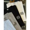 圖片 Loewe 經典刺繡小Logo設計 黑色 白色 淡藍 灰色 男生 男款 短袖T恤上衣 素t