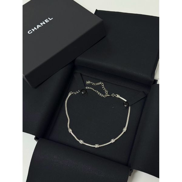 圖片 Chanel 香奈兒 銀色 24b五花 缺貨 爆款 項鍊
