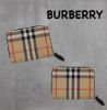 圖片 ［SKR精品服飾］BURBERRY 經典卡其色格紋 拉鍊短夾 零錢包